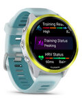 GARMIN smart hodinky - FORERUNNER 570 - 47MM - biela/modrá/žltá