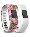 GARMIN sada náramkov - PINKCAMO/WHITE - ružová/biela