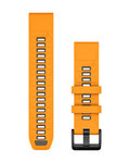 GARMIN remienok - QUICKFIT 22 - oranžová/čierna
