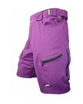 HAVEN Cyklistické nohavice krátke bez trakov - NAVAHO - fialová