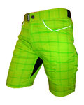 HAVEN Cyklistické nohavice krátke bez trakov - PEARL II - zelená