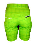 HAVEN Cyklistické nohavice krátke bez trakov - PEARL II - zelená