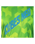 HAVEN Cyklistický dres s dlhým rukávom letný - CUBES NEO LONG - zelená
