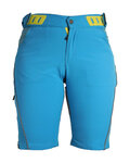 HAVEN Cyklistické nohavice krátke bez trakov - SINGLETRAIL WMS - modrá