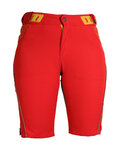 HAVEN Cyklistické nohavice krátke bez trakov - SINGLETRAIL WMS - červená