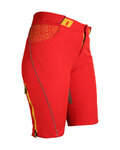 HAVEN Cyklistické nohavice krátke bez trakov - SINGLETRAIL WMS - červená