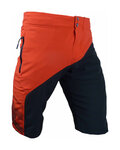 HAVEN krátke nohavice - PURE - čierna/červená