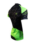 HAVEN Cyklistický dres s krátkym rukávom - SINGLETRAIL - čierna/zelená