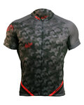 HAVEN Cyklistický dres s krátkym rukávom - SINGLETRAIL - červená/čierna