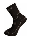 HAVEN Cyklistické ponožky klasické - POLARTIS - čierna