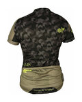 HAVEN Cyklistický dres s krátkym rukávom - SINGLETRAIL WOMEN - zelená/žltá