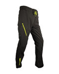 HAVEN Cyklistické nohavice dlhé bez trakov - POLARTIS - čierna/zelená
