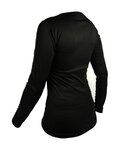 HAVEN Cyklistický dres s dlhým rukávom letný - ENERGY LONG - čierna/modrá