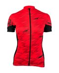 HAVEN Cyklistický dres s krátkym rukávom - SKINFIT NEO WOMEN - červená/čierna