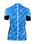 HAVEN Cyklistický dres s krátkym rukávom - SKINFIT NEO WOMEN - modrá/biela