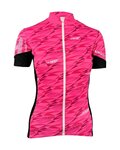 HAVEN Cyklistický dres s krátkym rukávom - SKINFIT NEO WOMEN - ružová/biela