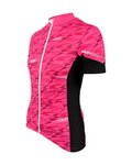 HAVEN Cyklistický dres s krátkym rukávom - SKINFIT NEO WOMEN - ružová/biela