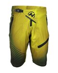 HAVEN Cyklistické nohavice krátke bez trakov - ENERGIZER FACTORY - žltá