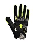HAVEN Cyklistické rukavice dlhoprsté - DEMO NEO LONG - čierna/zelená