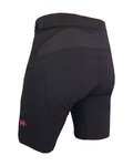HAVEN Cyklistické nohavice krátke bez trakov - FACTORY AIR WMS - čierna/ružová