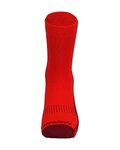 HAVEN Cyklistické ponožky klasické - STRUCTURE LONG 2PAK - červená