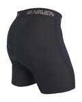 HAVEN Cyklistické nohavice krátke bez trakov - FACTORY HMS - čierna