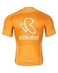BONAVELO Cyklistický dres s krátkym rukávom - EUSKALTEL-EUSKADI - oranžová