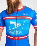 BONAVELO Cyklistický dres s krátkym rukávom - US POSTAL - modrá