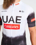 BONAVELO Cyklistický dres s krátkym rukávom - UAE 2025 - biela/čierna