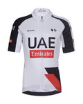 BONAVELO Cyklistický dres s krátkym rukávom - UAE 2026 - biela/čierna/červená