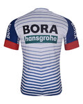 BONAVELO Cyklistický dres s krátkym rukávom - BORA 2026 - biela/viacfarebná
