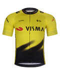 BONAVELO Cyklistický dres s krátkym rukávom - VISMA 2026 - žltá/čierna