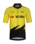 BONAVELO Cyklistický dres s krátkym rukávom - VISMA 2026 KIDS - žltá/čierna