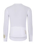 HOLOKOLO Cyklistický dres s dlhým rukávom letný - VICTORIOUS GOLD ELITE - biela