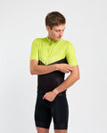 HOLOKOLO Cyklistický dres s krátkym rukávom - ARROW II - svetlo zelená/čierna