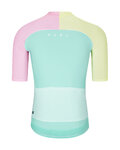 HOLOKOLO Cyklistický dres s krátkym rukávom - PERFORMANCE - svetlo zelená/viacfarebná