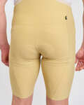 HOLOKOLO Cyklistické nohavice krátke s trakmi - NOVEL PRO - béžová