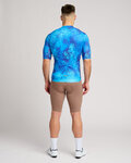 HOLOKOLO Cyklistický dres s krátkym rukávom - RUSTLE - modrá