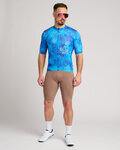 HOLOKOLO Cyklistický dres s krátkym rukávom - RUSTLE - modrá