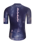 HOLOKOLO Cyklistický dres s krátkym rukávom - TEAM SPIRIT - antracitová/fialová