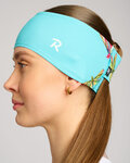 RIVANELLE Cyklistická čelenka - SUMMER HEADBAND - tyrkysová/viacfarebná