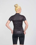 RIVANELLE Cyklistický dres s krátkym rukávom - GEAR UP - čierna