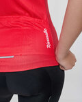 RIVANELLE Cyklistický dres s krátkym rukávom - GEAR UP - červená