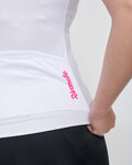 RIVANELLE Cyklistický dres s krátkym rukávom - LEVEL UP - biela