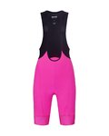 RIVANELLE Cyklistické nohavice krátke s trakmi - ACTIVE ELITE - ružová/čierna