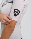 RIVANELLE Cyklistický dres s krátkym rukávom - TATTOO - ivory/šedá