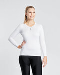 RIVANELLE Cyklistické tričko s dlhým rukávom - WINTER BASE LAYER - biela