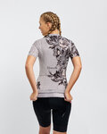 RIVANELLE Cyklistický dres s krátkym rukávom - BAROC - šedá