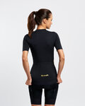 RIVANELLE Cyklistický dres s krátkym rukávom - GLAMOR - čierna/béžová