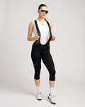RIVANELLE Cyklistické nohavice 3/4 s trakmi - ELITE 3/4 LADY  - čierna